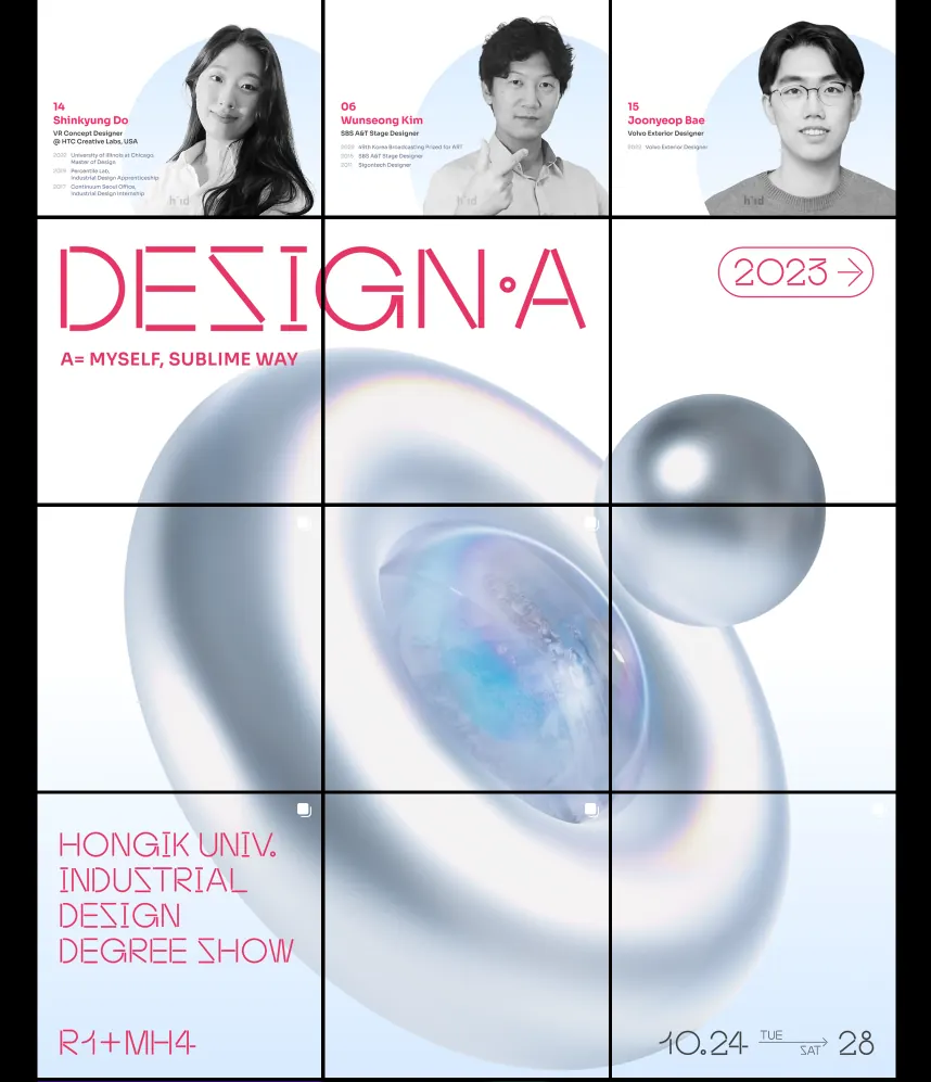 Degree show Instagram feed design 4