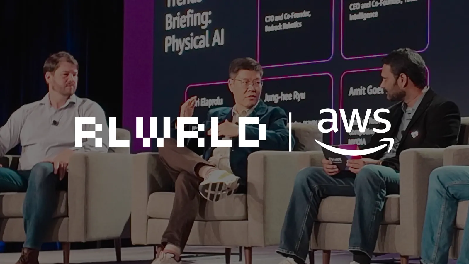 Demo thumbnail redesign: RLWRLD and AWS