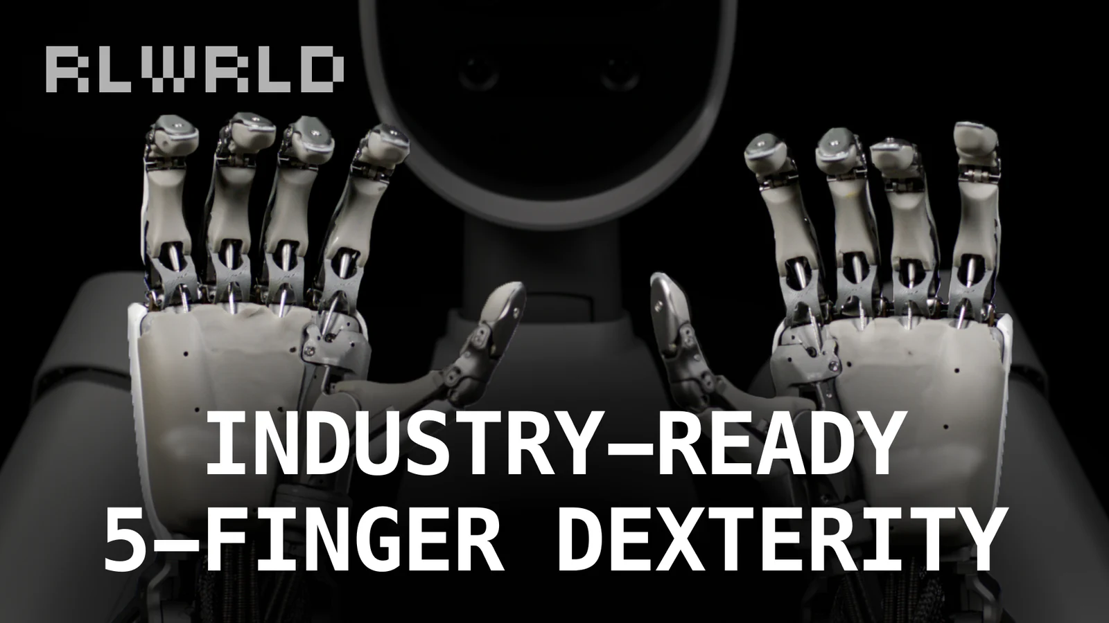 Demo thumbnail redesign: industry-ready 5-finger dexterity, both robot hands raised