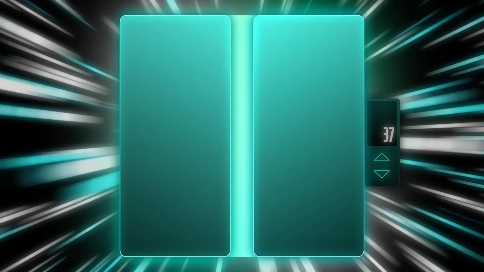 Presenter with countdown timer frame