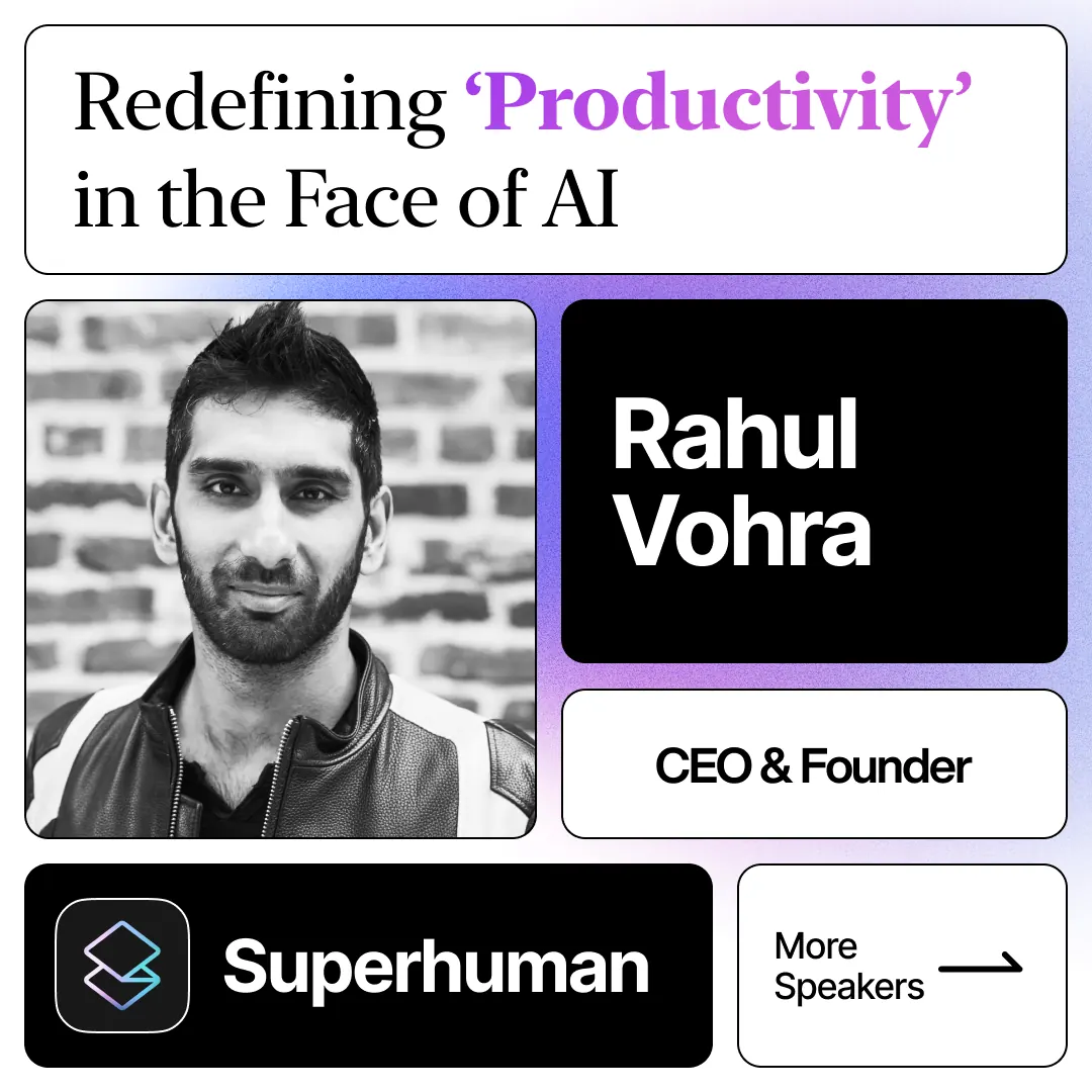 Crush-it Conference speaker carousel: Rahul