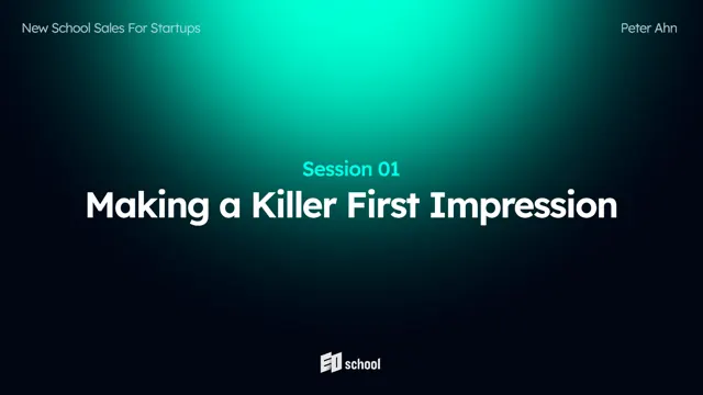 Motion template: course name card