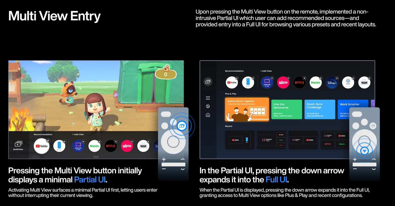 New Multi View design principles